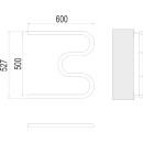 Полотенцесушитель М-образный (3/4