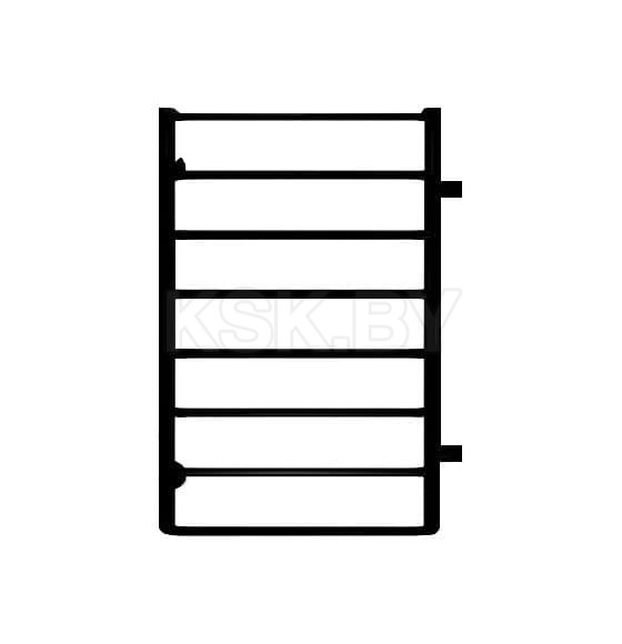 Полотенцесушитель Стандарт П8 500х800 бп500 RAL 9005 (4670078530387RAL9005) 