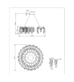 Светильник подвесной Divinare OPHELIA 7203/17 LM-8