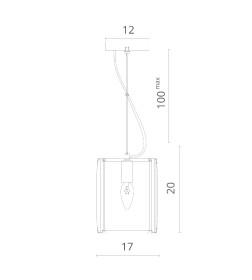 Светильник подвесной Divinare OSTIN 1100/02 SP-1