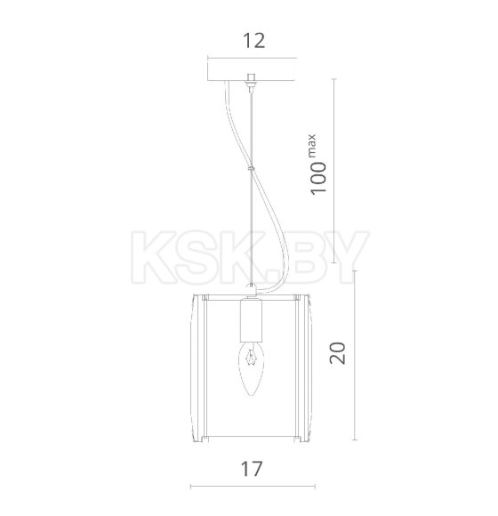 Светильник подвесной Divinare OSTIN 1100/02 SP-1 (1100/02 SP-1) 