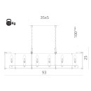 Светильник подвесной Divinare OSTIN 1100/02 SP-12 (1100/02 SP-12) 