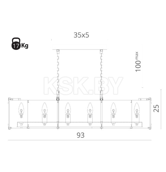 Светильник подвесной Divinare OSTIN 1100/02 SP-12 (1100/02 SP-12) 