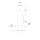 Светильник подвесной Divinare PORTA 5933/01 LM-8 (5933/01 LM-8) 