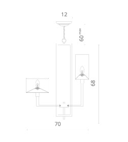 Светильник подвесной Divinare PORTA 5933/01 LM-8