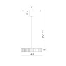 Светильник подвесной Divinare RENATA 1135/02 SP-24 (1135/02 SP-24) 