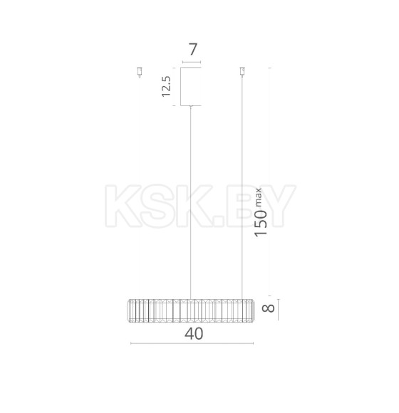 Светильник подвесной Divinare RENATA 1135/02 SP-24 (1135/02 SP-24) 