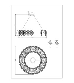 Светильник подвесной Divinare ROSALINDA 7204/17 LM-12