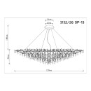 Светильник подвесной Divinare SALICE 3132/26 SP-13 (3132/26 SP-13) 