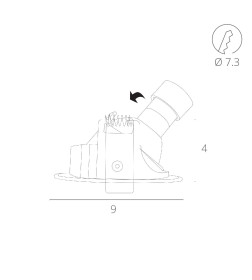 Светильник потолочный Arte Lamp ACCENTO A3217PL-1WH