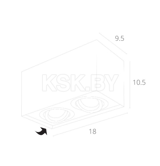 Светильник потолочный Arte Lamp FACTOR A5544PL-2BK (A5544PL-2BK) 