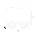 Светильник потолочный Arte Lamp FALCON A5645PL-2BK (A5645PL-2BK) 