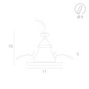 Светильник потолочный Arte Lamp TAURUS A6663PL-1BK (A6663PL-1BK) 