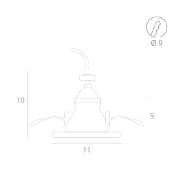 Светильник потолочный Arte Lamp TAURUS A6663PL-1BK