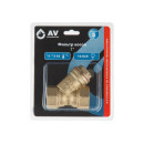 Фильтр осадочный косой  1" вн.-вн, латунь, AV Engineering (AVE3680101) 