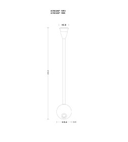 Светильник настенный Arte Lamp TWIST A7603AP-1BK