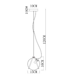 Светильник подвесной Divinare HAZEL 5015/17 SP-1