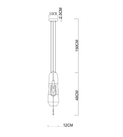 Светильник подвесной Divinare LICH 5012/28 SP-1