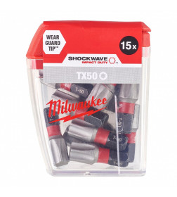 Насадка Milwaukee SHOCKWAVE TX50 25мм (15шт) Milwaukee 4932430892