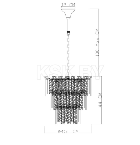 Светильник подвесной Divinare FELIS 6005/17 LM-8 (6005/17 LM-8) 