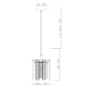 Светильник подвесной Divinare FELIS 6005/17 SP-1 (6005/17 SP-1) 