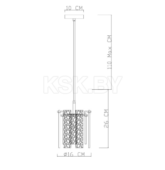 Светильник подвесной Divinare FELIS 6005/17 SP-1 (6005/17 SP-1) 