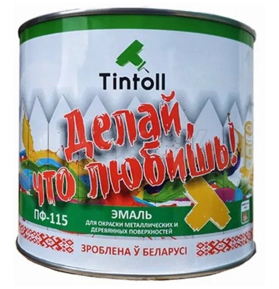 Эмаль алкидная ПФ-115 Tintol светло-серая,2кг
