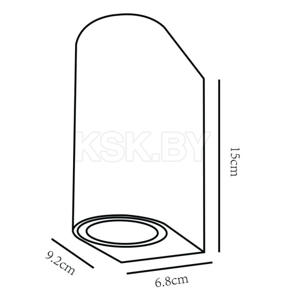 Уличный светильник Arte Lamp COMPASS A3102AL-2BK (A3102AL-2BK) 