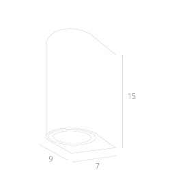 Уличный светильник Arte Lamp COMPASS A3102AL-2BK