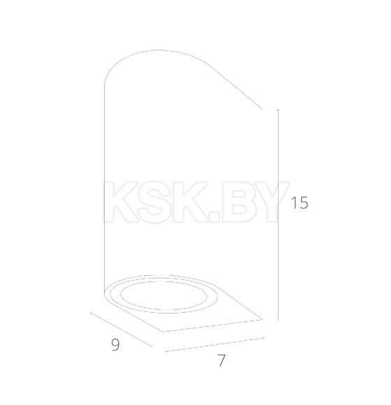 Уличный светильник Arte Lamp COMPASS A3102AL-2WH (A3102AL-2WH) 