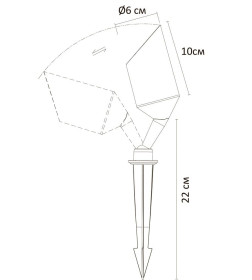 Уличный светильник Arte Lamp ELSIE A1022IN-1BK