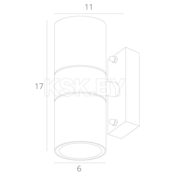 Уличный светильник Arte Lamp MISTERO A3302AL-2BK (A3302AL-2BK) 