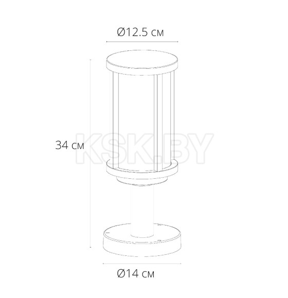 Уличный светильник Arte Lamp TORONTO A1036FN-1BK (A1036FN-1BK) 