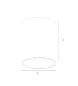 Светильник потолочный Arte Lamp TORRE A1532PL-1WH