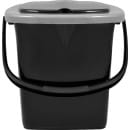 Ведро-туалет 16 л Plastic Republic PT9079 (черный) (ING4002) 