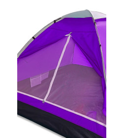 Палатка туристическая Сalviano ACAMPER Domepack 4 purple (4-местная 2500 мм/ст) 210х210х130см