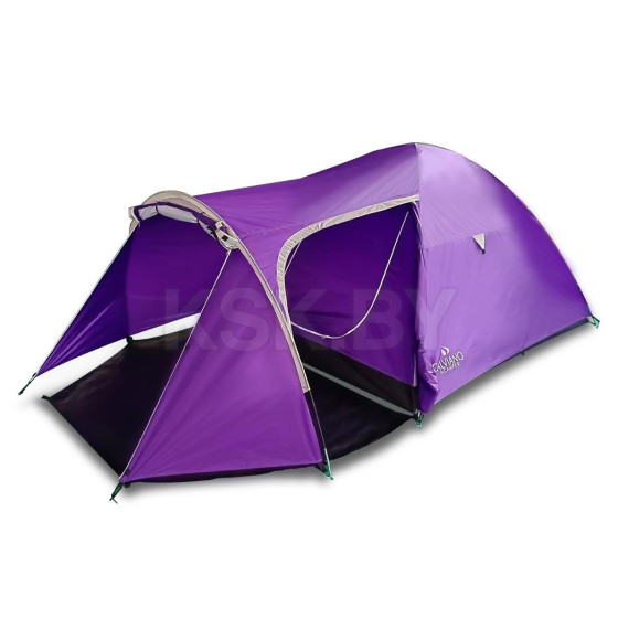 Палатка туристическая Сalviano ACAMPER MONSUN 3 purple (3-местная 3000 мм/ст)  210х185х125см  