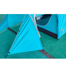 Палатка туристическая Сalviano ACAMPER MONSUN 3 turquoise (3-местная 3000 мм/ст)  210х185х125см  