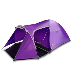 Палатка туристическая Сalviano ACAMPER MONSUN 4 purple (4-местная 3000 мм/ст)  355х225х140см 