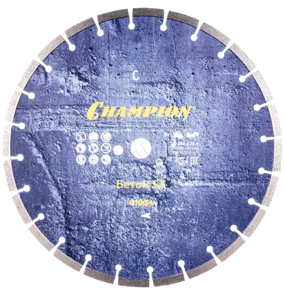 Диск алмазный 350х25.4х10 мм по бетону Concremax CHAMPION C1604 (C1604) 