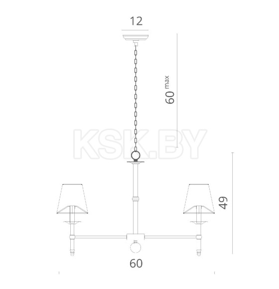 Светильник подвесной Divinare CANDELA 1162/01 LM-5 (1162/01 LM-5) 