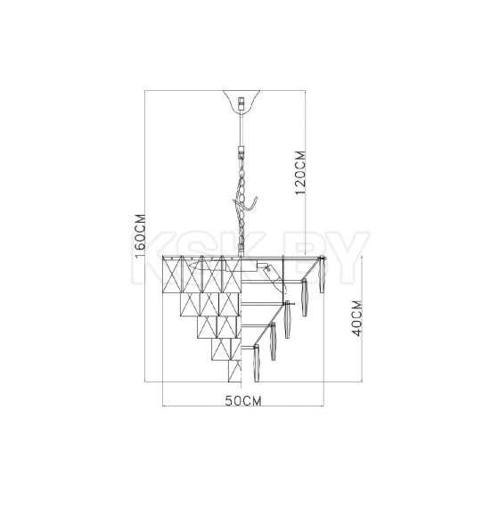 Светильник подвесной Divinare CHARA 3508/17 LM-6 (3508/17 LM-6) 