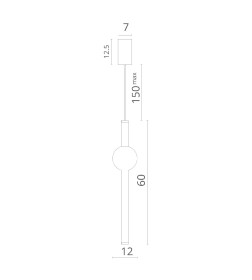 Светильник подвесной Divinare CLIFF 1125/01 SP-10