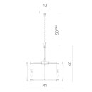 Светильник подвесной Divinare ELLIOT 7304/04 SP-6 (7304/04 SP-6) 