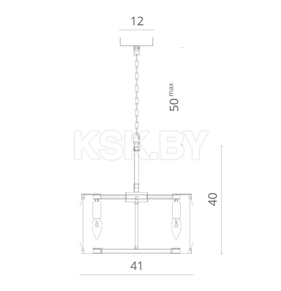 Светильник подвесной Divinare ELLIOT 7304/04 SP-6 (7304/04 SP-6) 