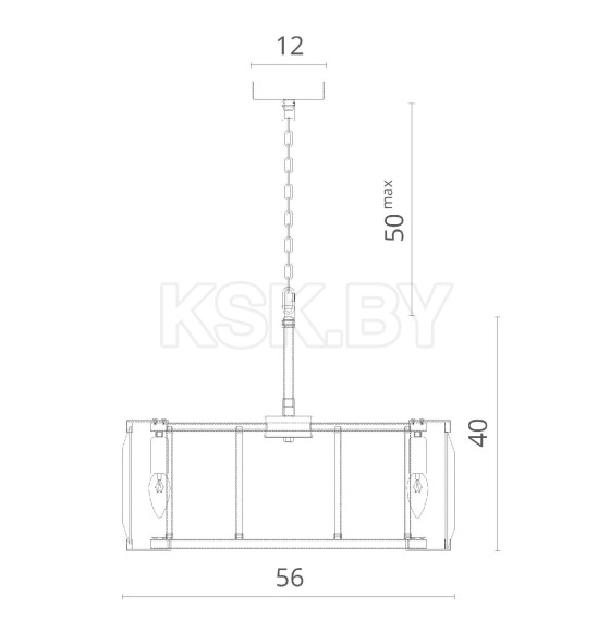 Светильник подвесной Divinare ELLIOT 7304/04 SP-8 (7304/04 SP-8) 