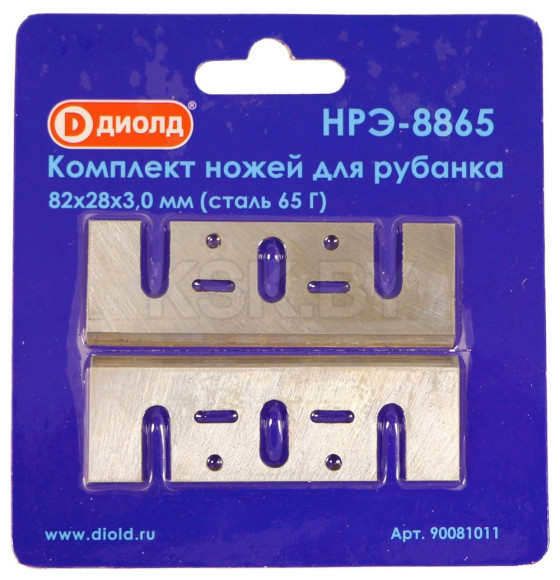 Ножи для рубанка 82х28х3 мм НРЭ-8865 ДИОЛД 90081011 (НРЭ-8865 (90081011)) 