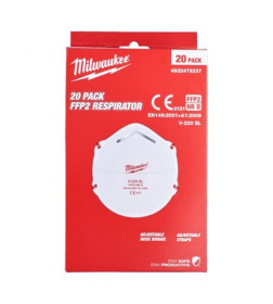 Респиратор без клапана FFP2 (20шт) Milwaukee 4932479237