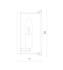 Светильник настенный Divinare OSTIN 1100/02 AP-1