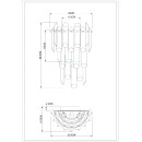 Светильник настенный Divinare ROSIE 3511/02 AP-3 (3511/02 AP-3) 